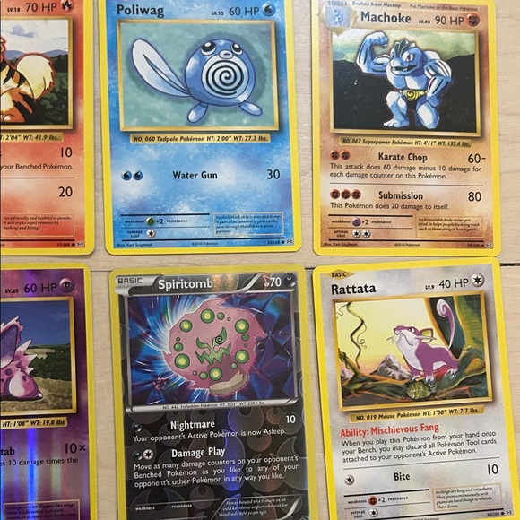 Assorted Pokémon Trading Cards